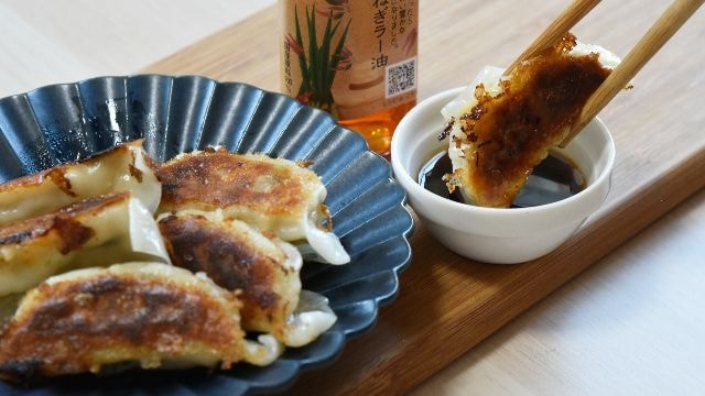 糸島ねぎラー油と餃子